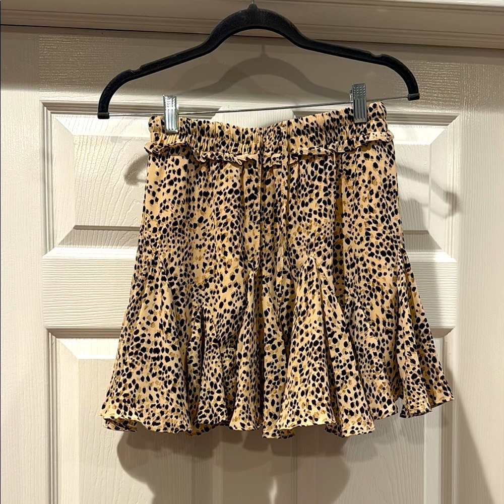 NWT Buddy Love Leopard Print Skirt